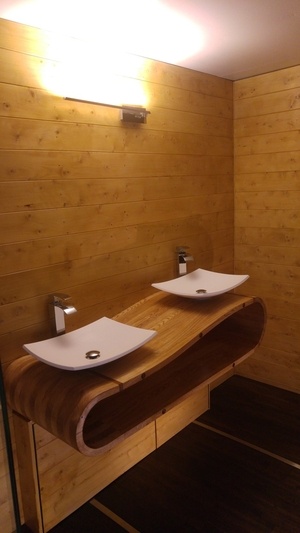 Meuble sous vasques de salle de bain