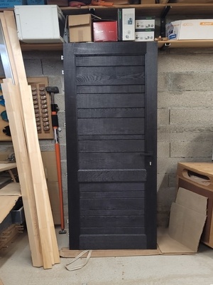 Porte chêne noir