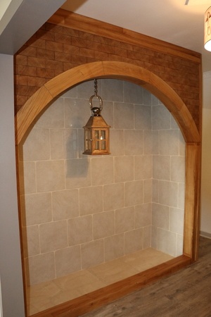 Décor en chêne massif