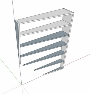 Plans étagères flottantes sans fixation visible