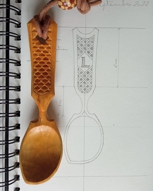 Cuillère en cerisier