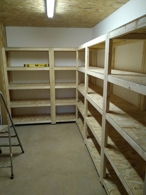 Étagères pour réserve