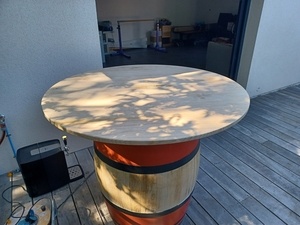 Table Ronde en Chataignier