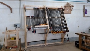 Support rangement serre joint