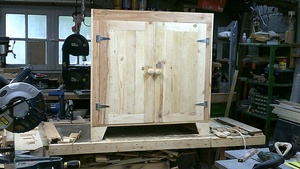 Meuble en bois de palette.