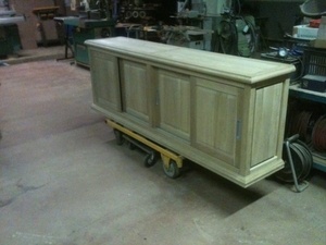 Enfilade 4 portes coulissantes