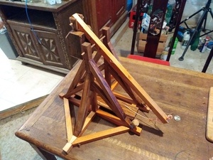 Trébuchet miniature