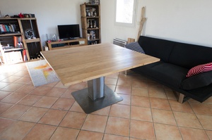 Table à manger industrielle