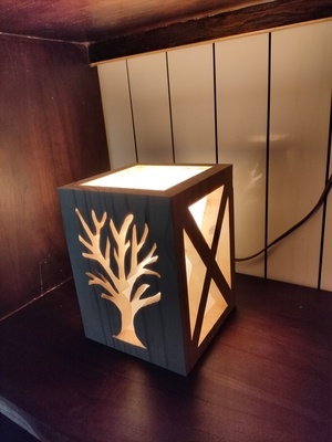 Lampes chantournées