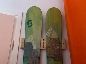 Support en frêne pour mes skis