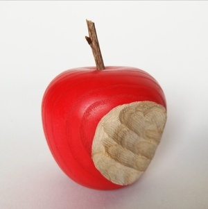 La pomme croquée