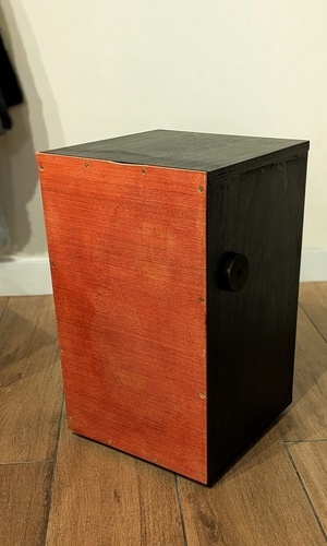 Cajon avec timbre de caisse claire