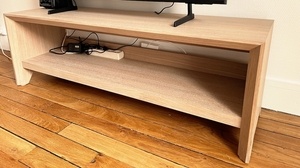 Meuble TV chêne blanchi
