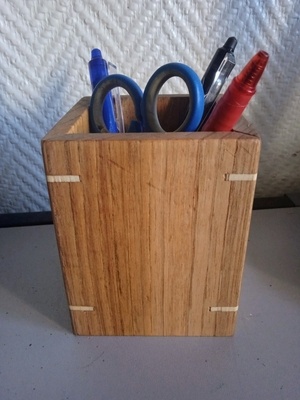 Pot à crayons style design