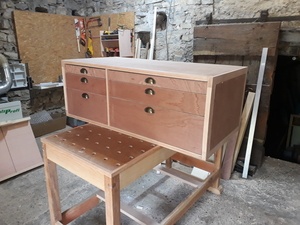 Établi MFT avec Presse d’établi type Nicholson