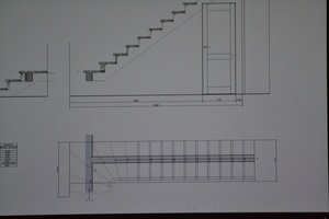 Escalier à limon central