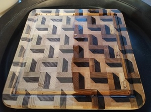 Planche à découper effet 3d