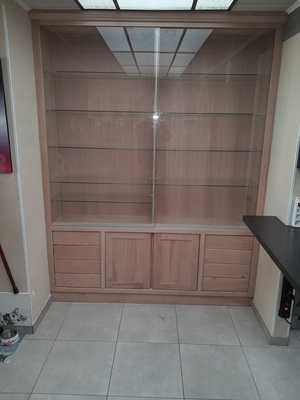 Vitrine en chêne