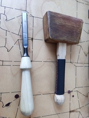 Maillet et ciseau