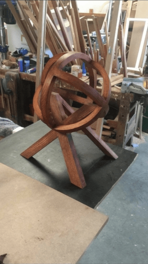 Pièce de décoration cintré