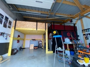 Mezzanine garage