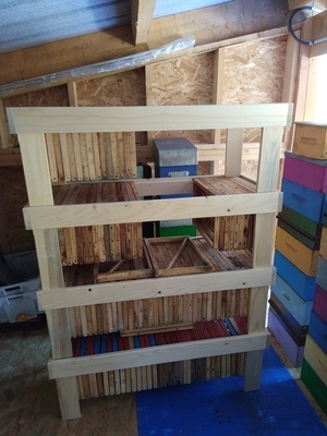 Support cadres de ruches