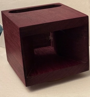 Enceinte passive cube bois de Violette