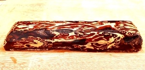 Poignée de porte en fougère tropicale