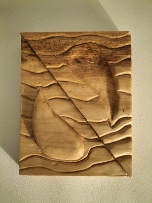 Équilibre fluide : contre-relief et bas-relief