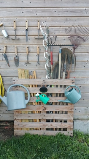 Rangement jardin potager