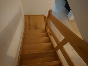 Escalier quart tournant à palier tout simple