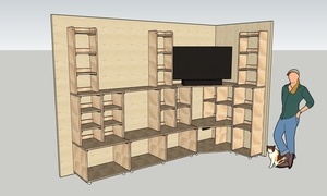 Bibliothèque d'angle