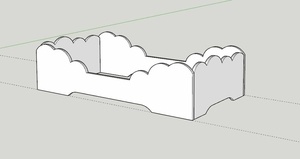 Lit nuage enfant (type Montessori)