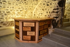 Bar - plaques de vins