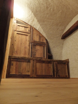 Aménagement de placard dans une voute