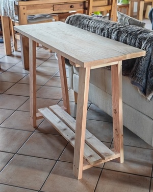 Console de couloir en bois