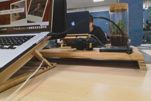 Support d'écran en Douglas