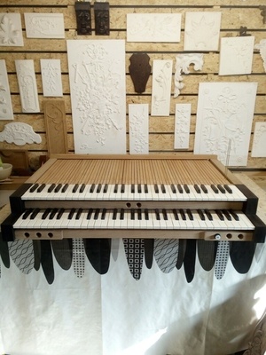 Claviers d'orgue.
