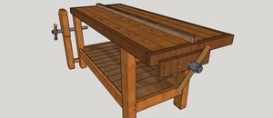 Etabli Roubo simplifié 2000x800