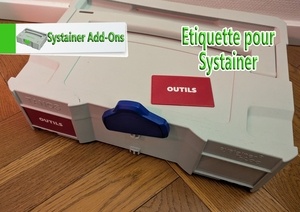 Générateur Étiquette / Label à customiser pour Systainer