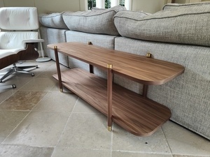 Console en noyer américain