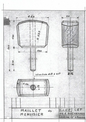 Maillet de menuisier