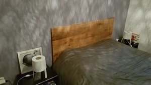 Tête de lit en chêne massif