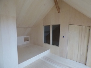 Amenagement de comble en peuplier