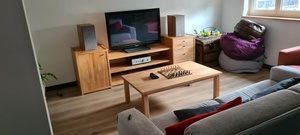 Meuble télé avec table de salon