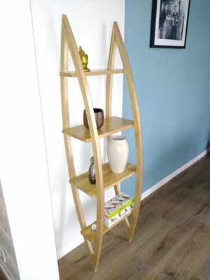 Étagère Lamellé-collé cintré .