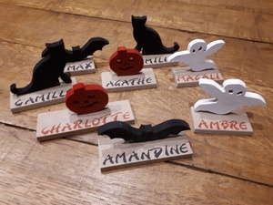 Porte-prénom Halloween