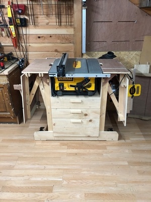 Etabli multifonctions mobile