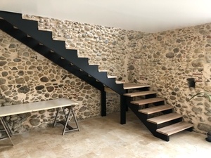 Escalier Droit en Orme