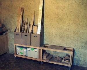 Chariots et caisses à chutes